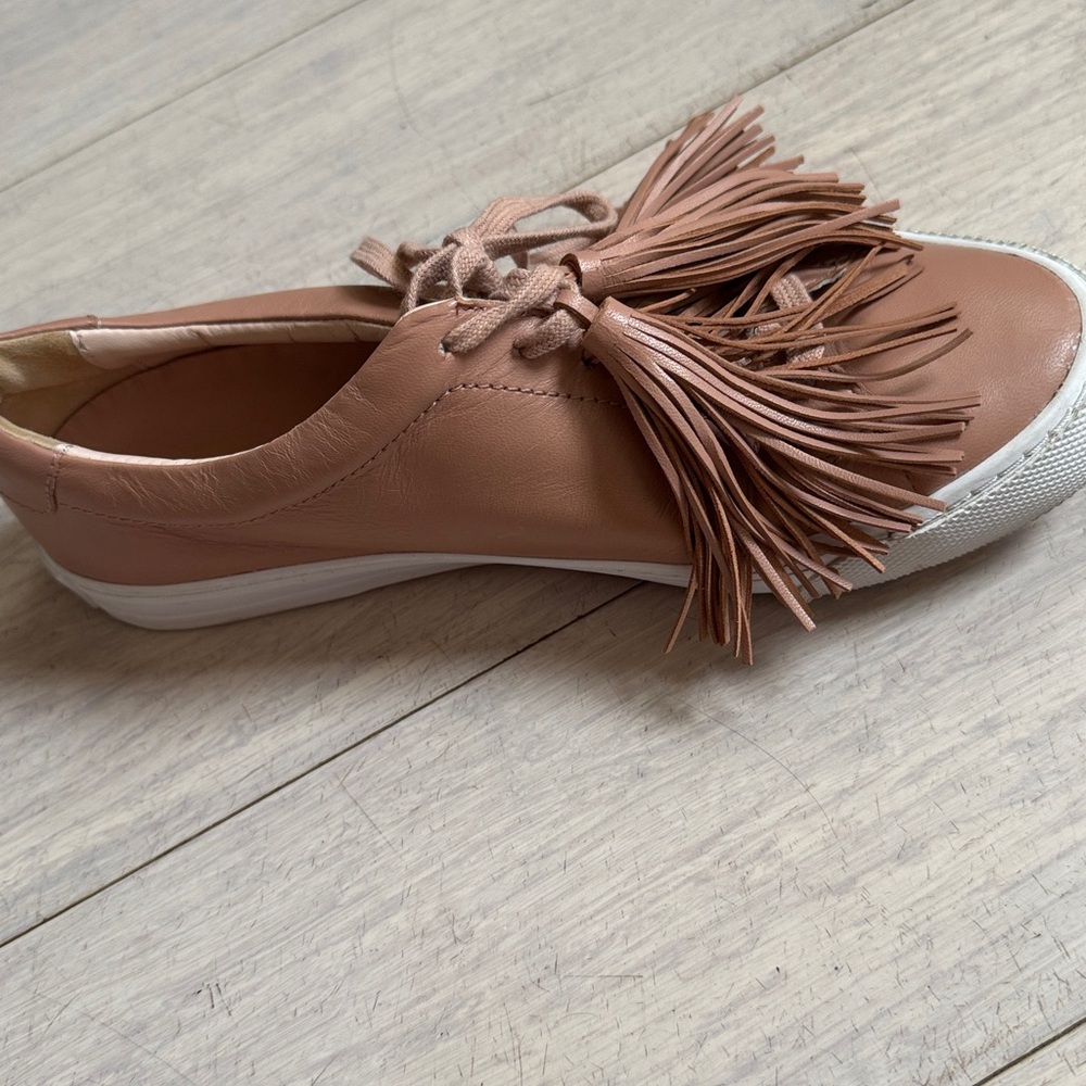 Chic Fringe loeffler Randall Tan Sneakers for Women - Picture 4 of 6